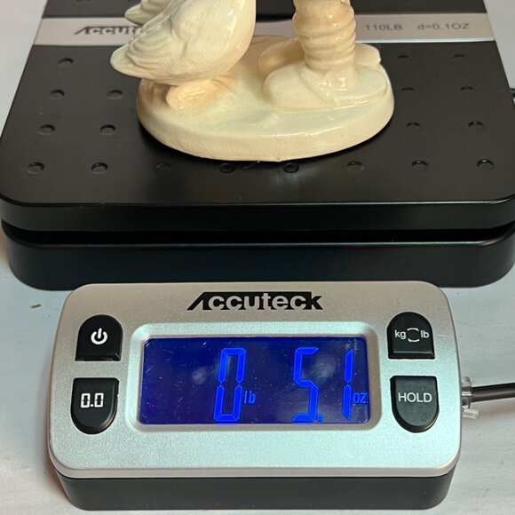 Vintage Ceramic Figurine Of Child With Geese Made In Japan 5 inch tall - Picture 9 of 9